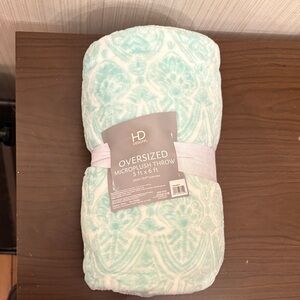 Microplush Throw Blanket - Light Green